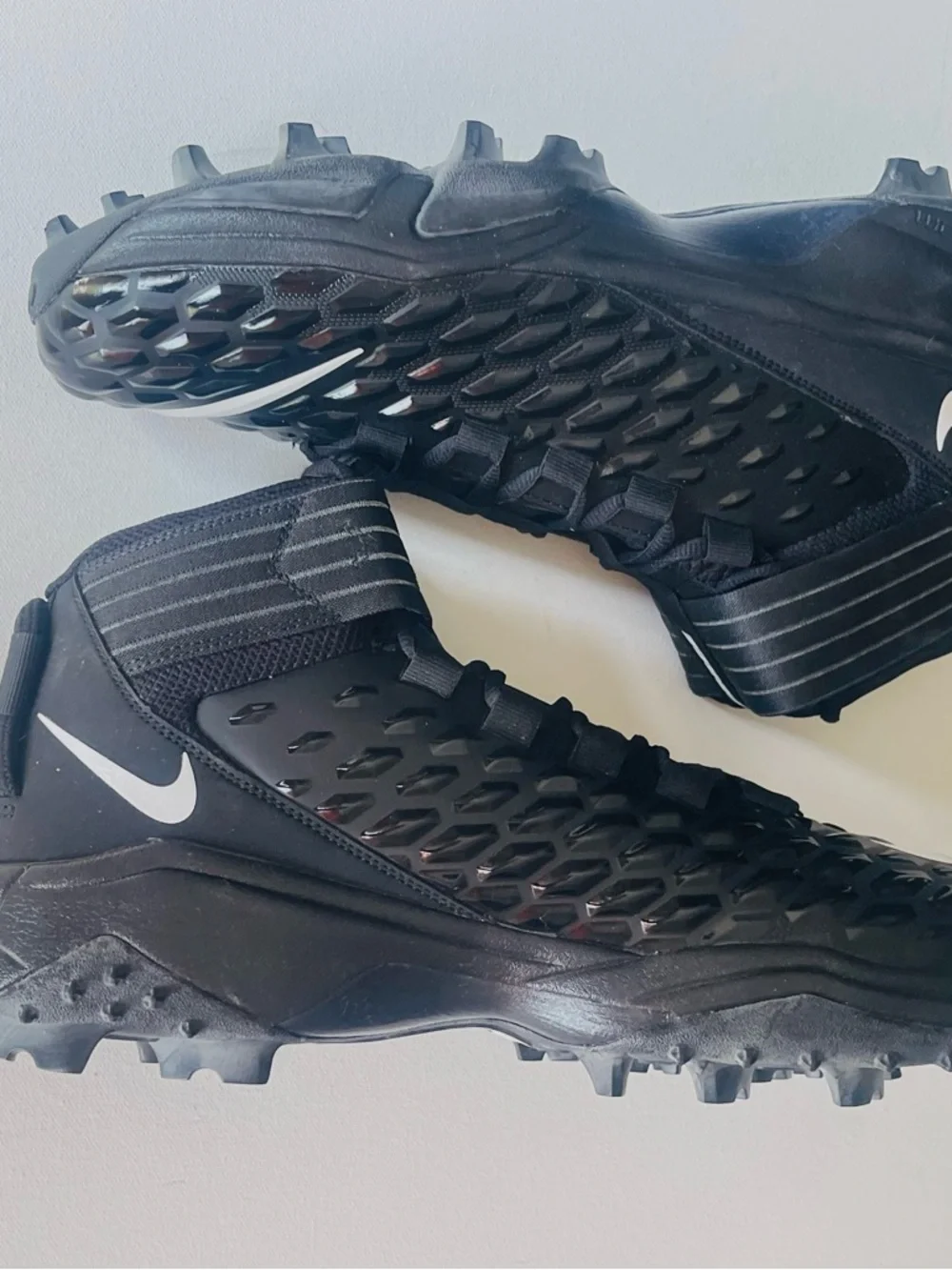 Mens 14 Nike Force Savage Pro 2 Shark Black Football Cleats BV5448-001 New - Picture 9 of 10